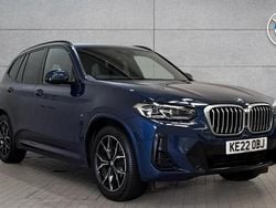 Blue Used 2022 BMW X3 M Sport SUV | £30,850 (Good price)