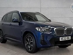 Blue Used 2022 BMW X3 M Sport SUV | £32,500 (Fair price)