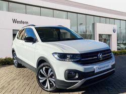 White Used 2022 VW T-Cross Black Edition SUV | £18,999 (Fair price)