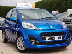 Blue Used 2013 Peugeot 107 Active Hatchback | £5,995 (Expensive)
