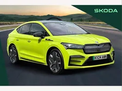 Green Used 2024 Skoda Enyaq iV vRS SUV | £33,995 (Fair price)