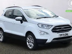 White Used 2021 Ford Ecosport Titanium SUV | £10,799 (Fair price)
