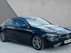 Cosmos black metallic Used 2024 Mercedes A200 Executive Sedan | £25,465 (Fair price)