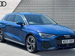 Blue New 2025 Audi A3 Sportback S-Line Hatchback | £29,990