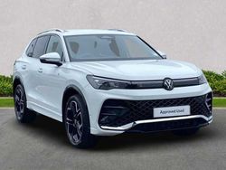 White New 2025 VW Tiguan R-line SUV | £36,759 (A bit pricey)