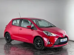 Red Used 2019 Toyota Yaris Hatchback | £10,200 (Fair price)