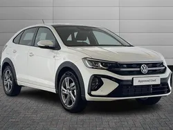 Pure white New 2025 VW Taigo R-line SUV | £26,790 (Good price)