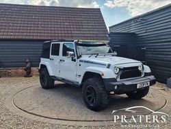 White Used 2014 Jeep Wrangler Overland SUV | £21,000 (A bit pricey)