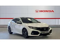 White Used 2019 Honda Civic EX Hatchback | £16,599 (Fair price)