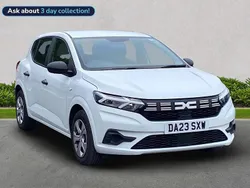 White Used 2023 Dacia Sandero Essentiel Hatchback | £9,995 (Good price)