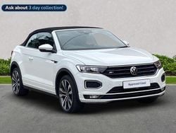 White Used 2022 VW T-Roc Cabriolet R-line Cabriolet | £22,952 (Fair price)