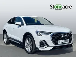 White Used 2022 Audi Q3 Sportback S-Line SUV | £27,694 (Good price)