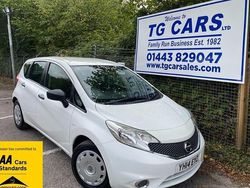 White Used 2014 Nissan Note Visia MPV | £3,495 (A bit pricey)