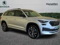 Brilliant silver metallic Used 2024 Skoda Kodiaq SportLine SUV | £29,393 (Good price)