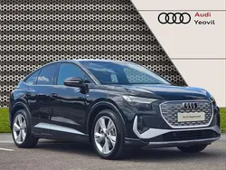 Black Used 2025 Audi Q4 Sportback e-tron S-Line SUV | £52,900 (Expensive)