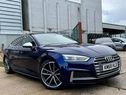 Blue Used 2018 Audi S5 Sportback Advanced Hatchback | £23,300 (Fair price)