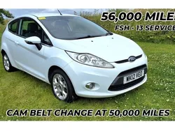 White Used 2012 Ford Fiesta Zetec Hatchback | £4,695 (Fair price)