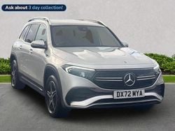 Silver Used 2022 Mercedes EQB350 AMG line SUV | £28,499 (Fair price)