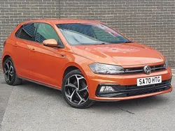 Orange Used 2020 VW Polo R-line Hatchback | £14,498 (Fair price)