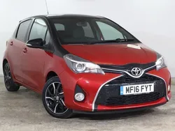 Red Used 2016 Toyota Yaris Design Hatchback | £5,475 (Fair price)