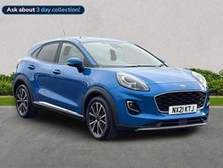 Blue Used 2021 Ford Puma Gen-E Titanium | £14,493 (Fair price)