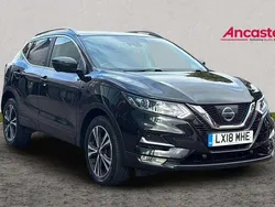 Black Used 2018 Nissan Qashqai N-Connecta SUV | £9,975 (Fair price)