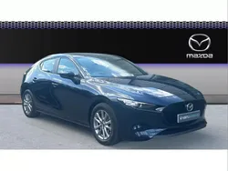 Blue Used 2022 Mazda 3 Hatchback | £16,538 (Fair price)
