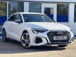 White Used 2021 Audi S3 Design Hatchback | £28,750 (Fair price)