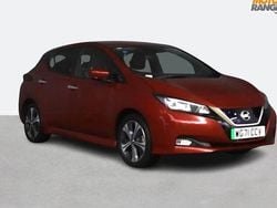 Red Used 2021 Nissan Leaf Tekna Hatchback | £10,495 (Fair price)