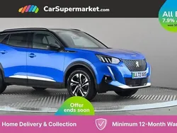 Blue Used 2022 Peugeot e-2008 GTi SUV | £14,776 (Fair price)