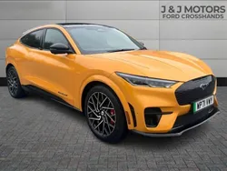 Orange Used 2021 Ford Mustang Mach-E GT SUV | £34,995 (Fair price)