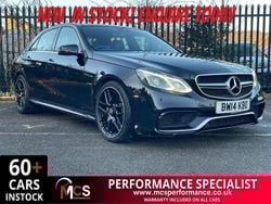 Black Used 2014 Mercedes E63 AMG AMG Sedan | £18,035