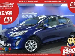 Blue Used 2018 Ford Fiesta Zetec Hatchback | £6,499 (A bit pricey)