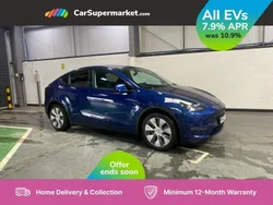Blue Used 2022 Tesla Model Y Long Range SUV | £26,197 (Good price)