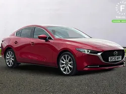 Red Used 2019 Mazda 3 Inclusive Sedan | £14,299 (Good price)