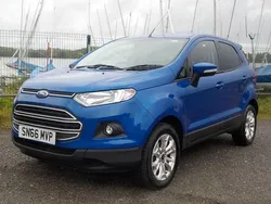 Blue Used 2016 Ford Ecosport Zetec SUV | £5,995 (Fair price)