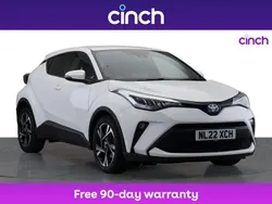 White Used 2022 Toyota C-HR Design SUV | £16,989 (Good price)