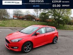Red Used 2017 Ford Focus ST-Line X Hatchback | £8,995 (Good price)