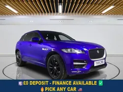 Blue Used 2019 Jaguar F-Pace R-Sport SUV | £16,299 (Fair price)