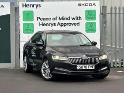 Black magic pearl effect Used 2020 Skoda Superb SE L Hatchback | £19,995 (Fair price)