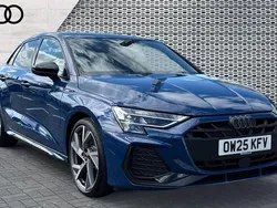 Blue New 2025 Audi A3 Black Edition Hatchback | £31,990 (Expensive)