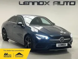Blue Used 2021 Mercedes CLA180 AMG Line Premium Sedan | £20,490 (Fair price)