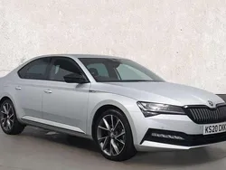 Silver Used 2020 Skoda Superb SportlinePlus Hatchback | £19,360 (Fair price)
