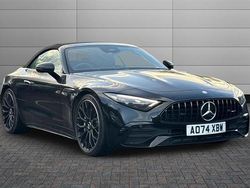 Obsidian black Used 2024 Mercedes SL43 AMG Premium Plus Cabriolet | £79,833 (Fair price)