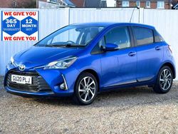 Blue Used 2020 Toyota Yaris Hatchback | £12,999 (Fair price)