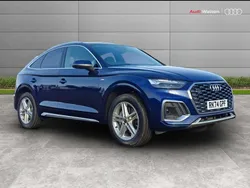 Blue Used 2024 Audi Q5 Sportback S-Line SUV | £41,790 (Good price)