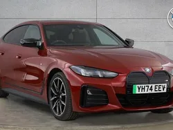 Fire red Used 2024 BMW i4 Comfort Edition Sedan | £47,450 (Fair price)