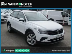 White Used 2022 VW Tiguan Life SUV | £17,739 (Good price)