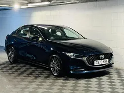 Blue Used 2020 Mazda 3 Sedan | £6,989 (A bit pricey)