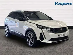 White Used 2021 Peugeot 3008 GTi SUV | £18,774 (Fair price)